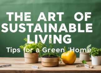 Die Kunst des nachhaltigen Wohnens: Tipps für ein grünes Zuhause The Art of Sustainable Living: Tips for a Green Home