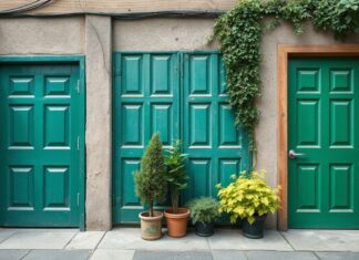 Nachhaltigkeit im Alltag: Grüne Türen und mehr Sustainability in everyday life: Green doors and more