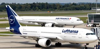 Lufthansa und Air France bieten ab Juni 25 tägliche Flüge zwischen München und Paris an