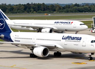 Lufthansa und Air France bieten ab Juni 25 tägliche Flüge zwischen München und Paris an