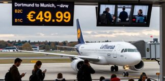 Flug von Dortmund nach München für unter 50 Euro ab Oktober buchbar
