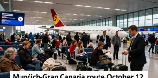 Abflugverspätungen und Stornierungen: Aktuelle Lage auf der Strecke München–Gran Canaria am 12. Oktober