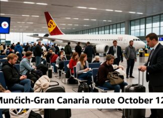 Abflugverspätungen und Stornierungen: Aktuelle Lage auf der Strecke München–Gran Canaria am 12. Oktober