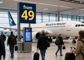 Flug von München nach Münster ab 49 Euro ab sofort buchbar