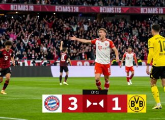 Bayern siegt 3:1 gegen Dortmund – Münchens Fußballabend mit Rekorden und Eklat