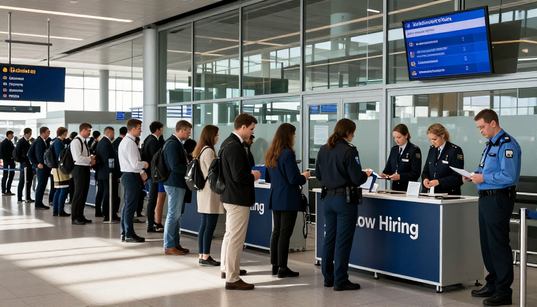 Gezielte Suche: Sicherheitskräfte und Service-Mitarbeiter gesucht