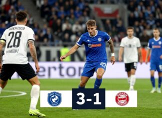 Hansa Rostock siegt 3:1 gegen 1860 München in packendem Zweitliga-Duell