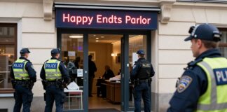 Polizei schließt Happy End Massage-Studio in München nach 3 Jahren Ermittlungen