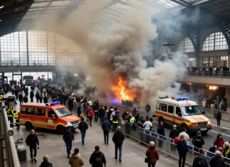 Großbrand im Münchner Hauptbahnhof: 300 Reisende nach Evakuierung stundenlang blockiert