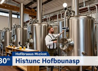 Historisches Hofbräuhaus München feiert 430 Jahre mit neuem Bierbrau-Rekord