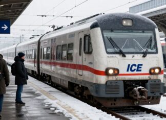 Eisige Verspätungen am Münchner Hauptbahnhof: ICE 612 trifft mit 45 Minuten Verzögerung ein