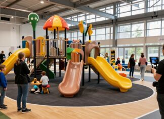 Neuer 1.200 m²-Indoor-Spielplatz in München-Schwabing eröffnet