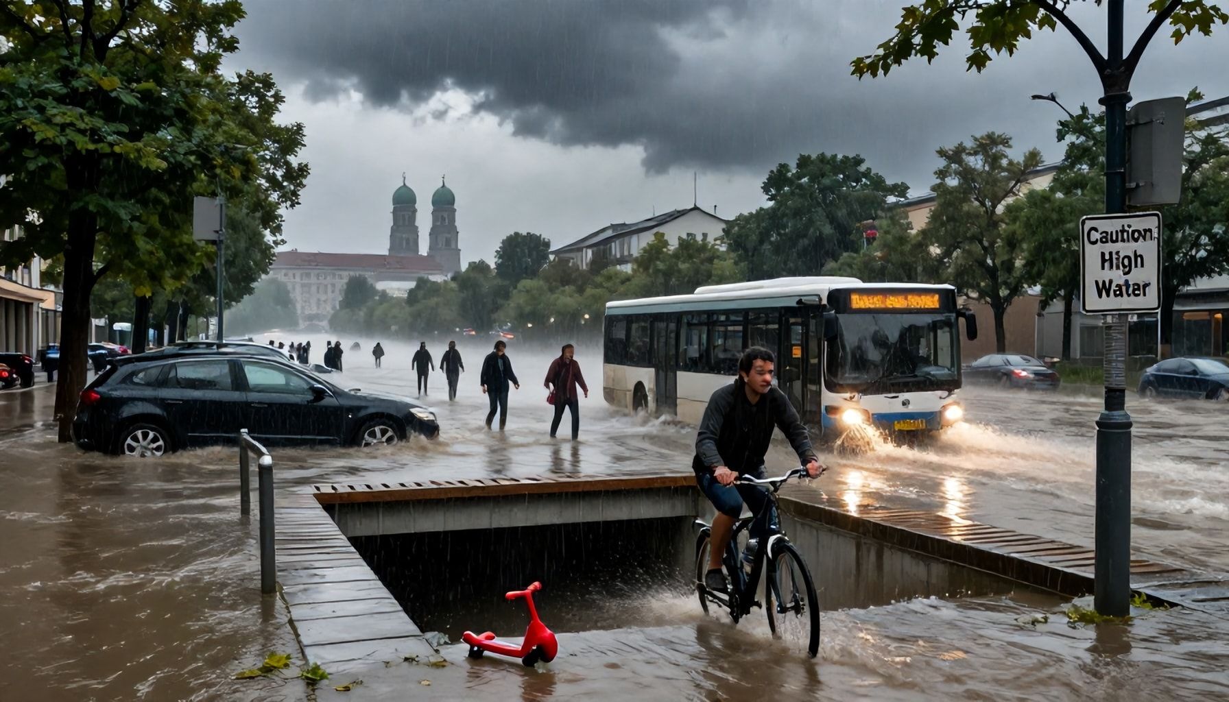 Klimawandel verschärft Starkregen-Risiko in München