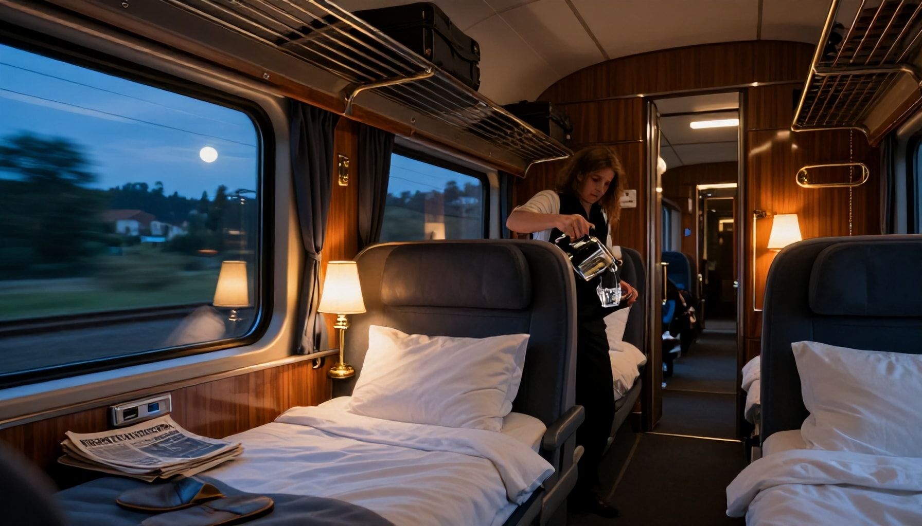 Komfort im Liegewagen: So schläft man stilvoll auf Schienen