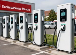 Kreissparkasse München plant 120 neue E-Ladestationen bis 2025 in der Region