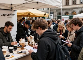 Münchens erster Lap Coffee mit Katzenkaffee-Event lockt 200 Besucher an