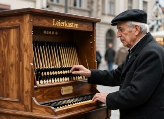 Münchens letzter Leierkastenmann spielt seit 50 Jahren auf der Maximilianstraße