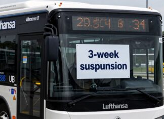 Lufthansa-Bus von München Flughafen nach Stadtmitte fällt 3 Wochen aus