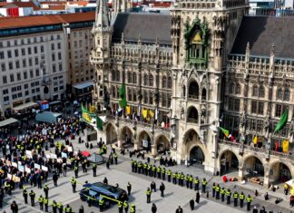 Tausende bei Münchner Klimademo – Polizei sperrt Maximiliansplatz ab