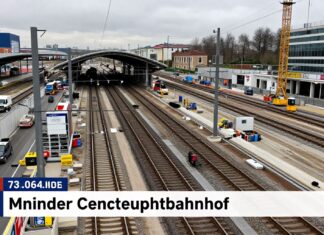 Großbaustelle am Münchner Hauptbahnhof: Gleise 5 bis 10 bis Dezember gesperrt