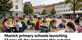 Münchner Grundschulen starten mit 12 neuen Ganztagsangeboten im Herbst