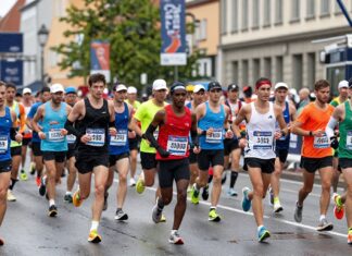 Über 23.000 Läufer starten beim München Marathon 2024 trotz Regenwetter