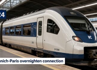 Neue Nachtzugverbindung: München–Paris ab Dezember 2024 in 10 Stunden