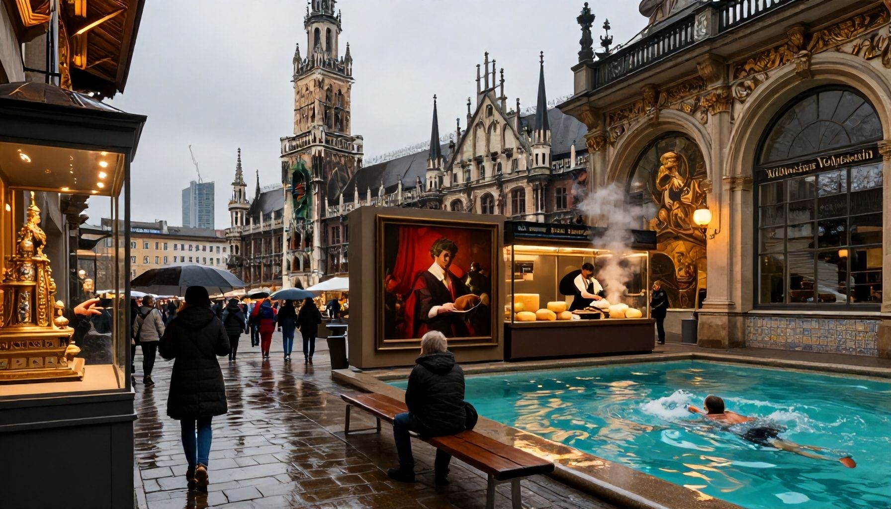 Münchens Charme auch ohne Sonnenschein