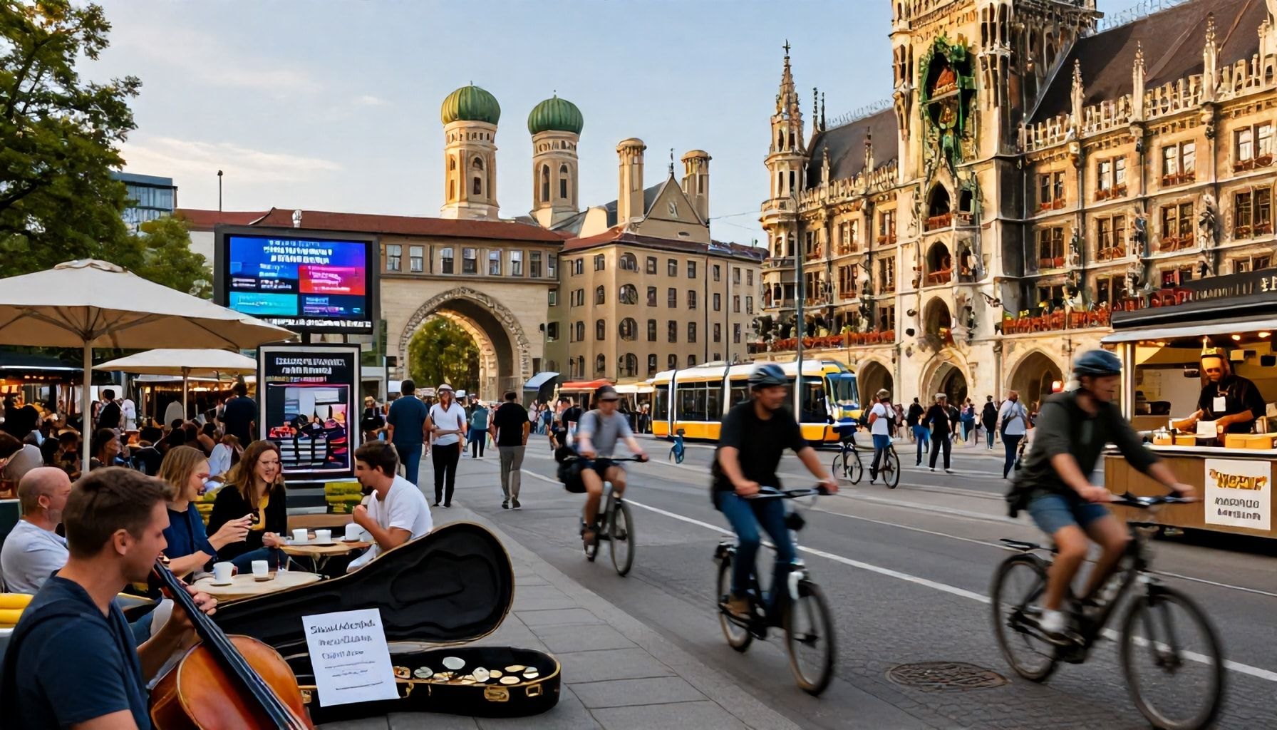 Münchens Mittwoch: Warum die Stadt mittendrin pulsiert