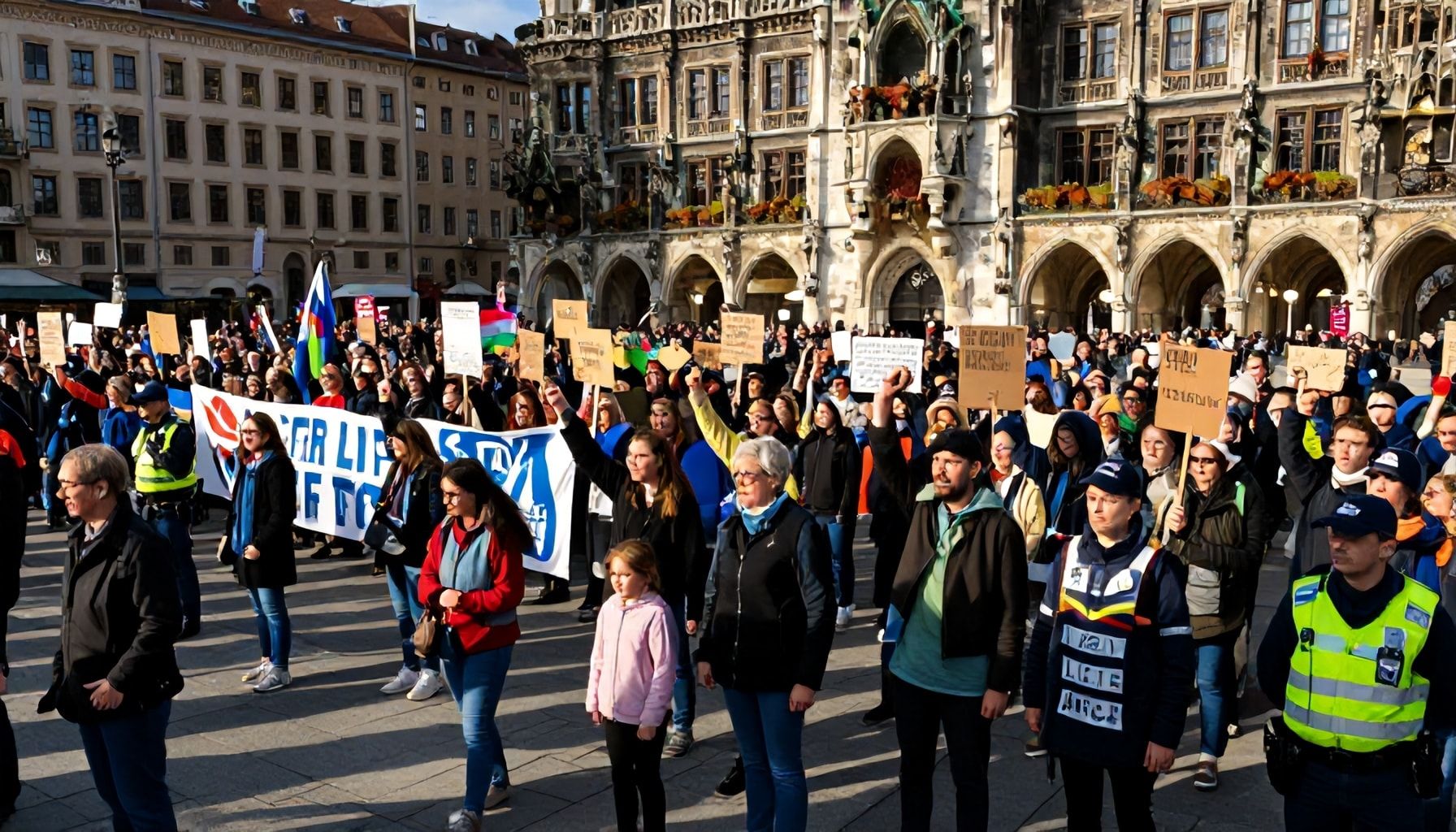 Münchens wachsende Protestkultur gegen Rechts