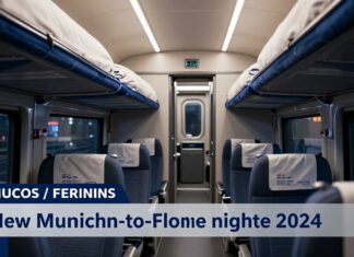 Neuer Nachtzug von München nach Florenz ab Dezember 2024 mit Liegewagen ab 49 Euro
