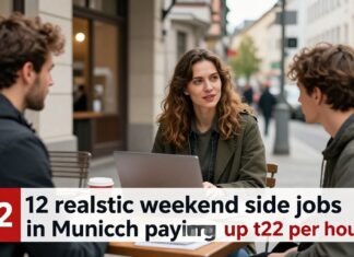 12 Nebenjobs in München fürs Wochenende mit bis zu 22 € pro Stunde