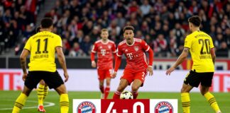 Bayerns 4:0-Sieg gegen Dortmund festigt Tabellenführung mit Rekordtorfolge