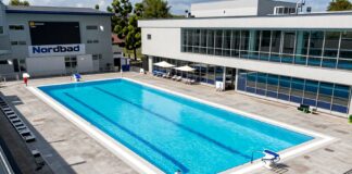 Neues 50-Meter-Becken im Nordbad München nach zweijähriger Sanierung eröffnet