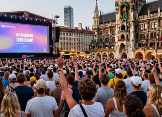 Über 50.000 Besucher feiern Open-Air-Kino am Königsplatz mit Rekordhitze