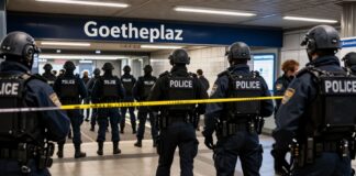 Großaufgebot der Polizei nach Messerattacke in Münchner U-Bahnhof Goetheplatz