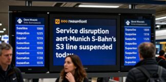 Störungsalarm: S-Bahn München fällt heute auf Linie S3 aus – Echtzeit-Updates