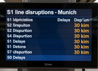 S1-Störungen in München: Aktueller Fahrplan mit Verspätungen bis zu 30 Minuten