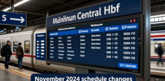 S7-Abfahrten ab München Hbf: Aktuelle Fahrplanänderungen im November 2024