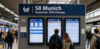 S8 München: Aktueller Fahrplan mit allen Änderungen ab September 2024