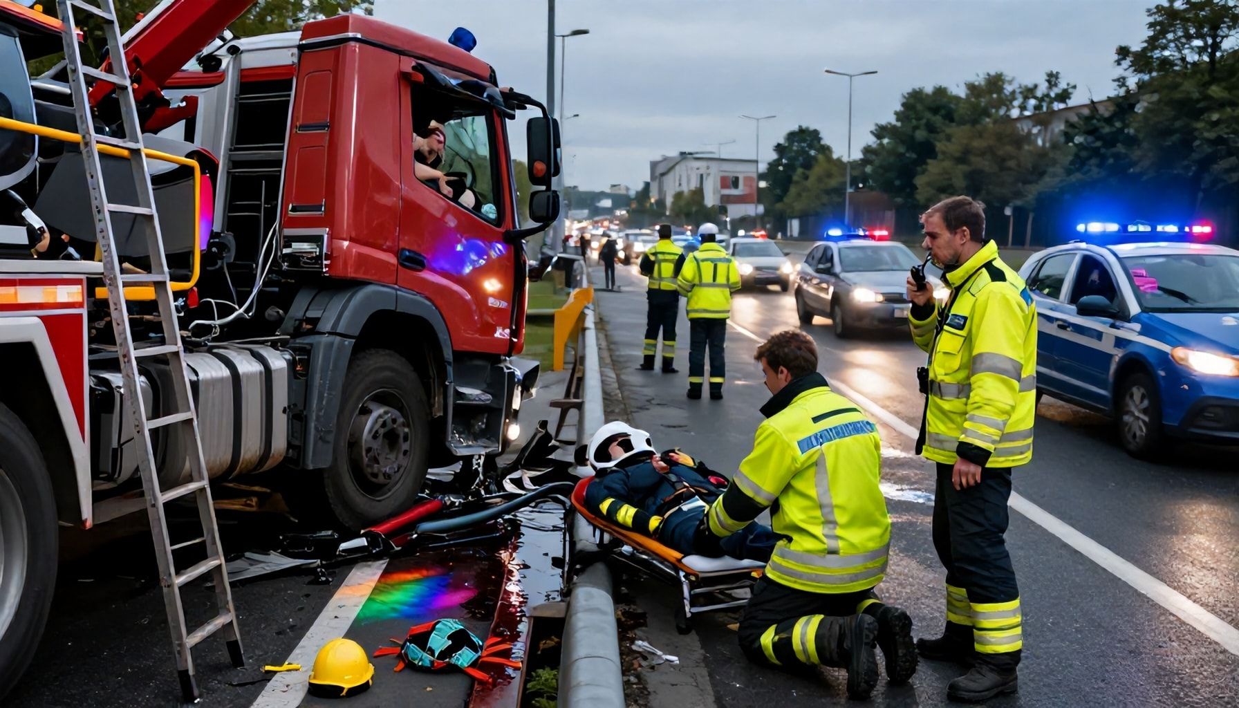 Schwerverletzte und Rettungseinsatz unter Zeitdruck