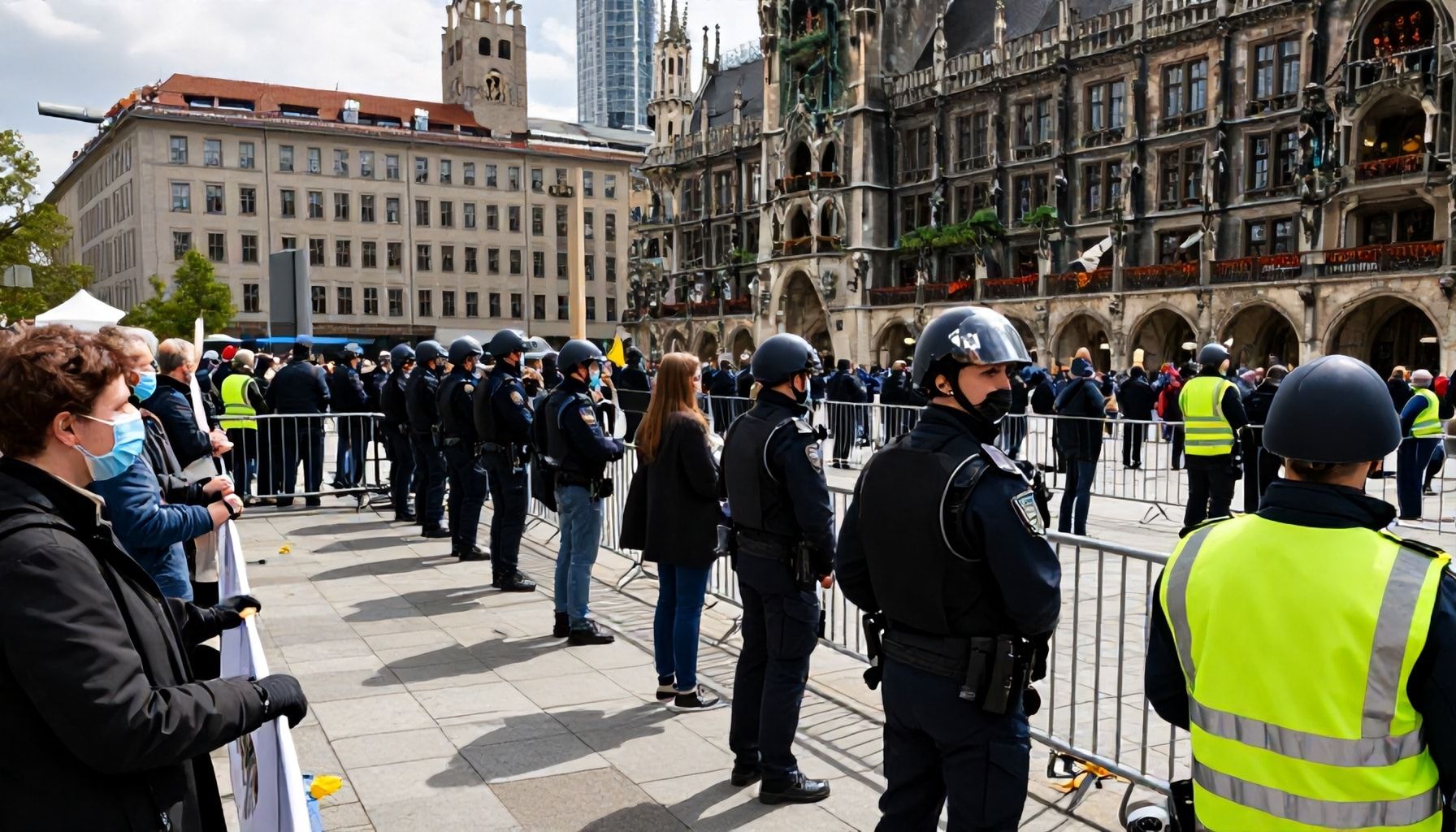 Sicherheitsmaßnahmen und was Demonstranten wissen müssen