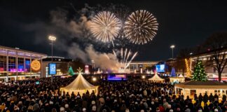 München feiert Silvester 2024 mit 15.000 Besuchern am Olympiapark