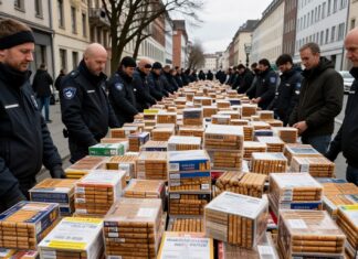 Münchner Behörden beschlagnahmen über 1.200 Kilogramm illegalen Snus in Großrazzia