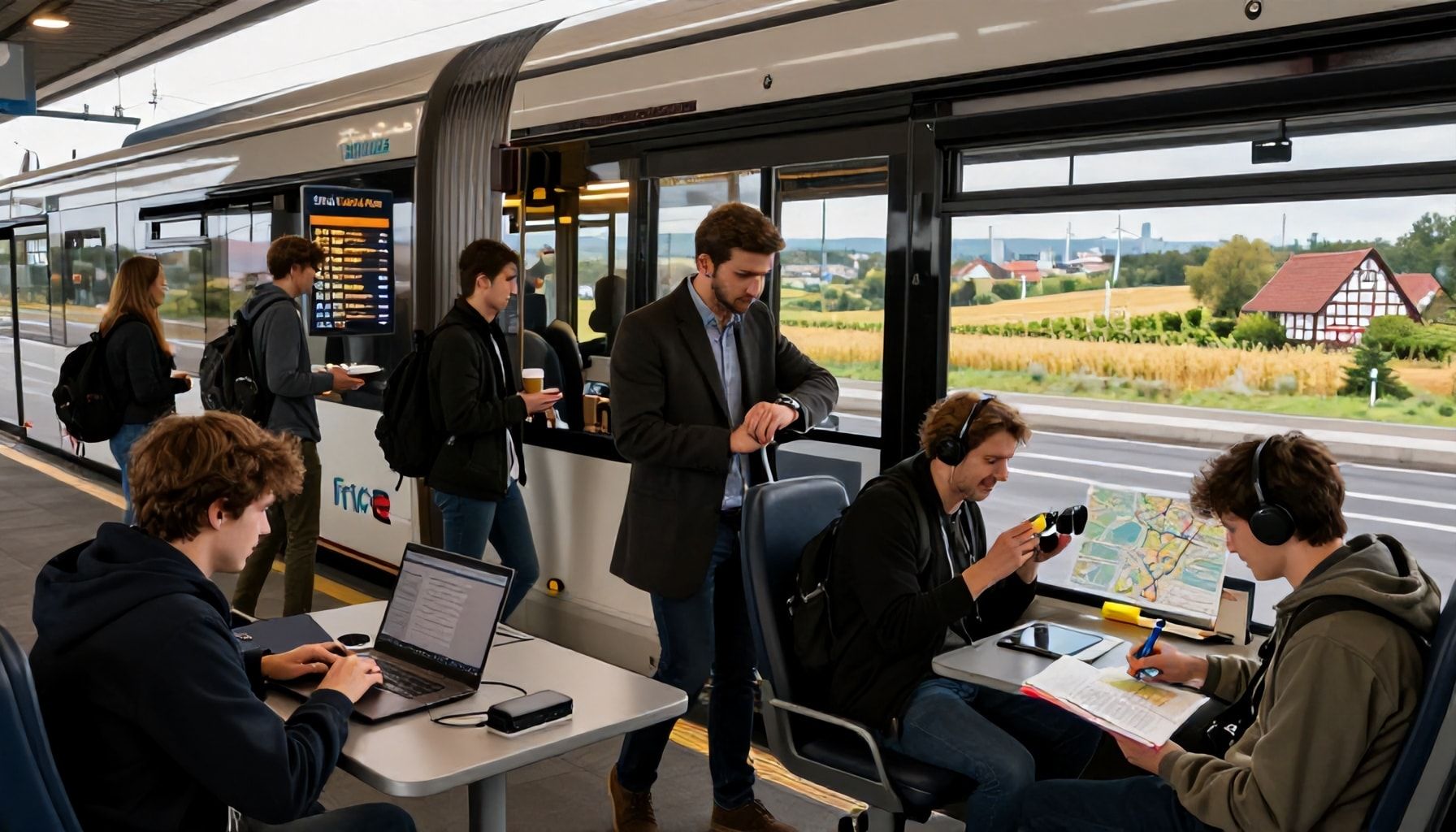 So profitieren Berufstätige, Studenten und Tagesausflügler