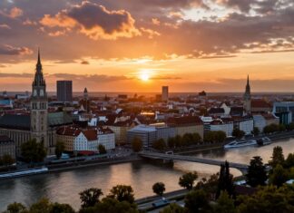 Münchens spektakulärster Sonnenuntergang 2024: Die 3 besten Spots am Isarufer