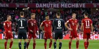 Bayern München führt mit 5 Punkten Vorsprung nach 25 Spieltagen