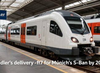 Stadler liefert 27 neue Züge für Münchner S-Bahn bis 2026