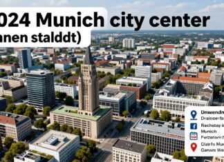 Aktueller Stadtplan der Münchner Innenstadt 2024 als kostenlose PDF-Download