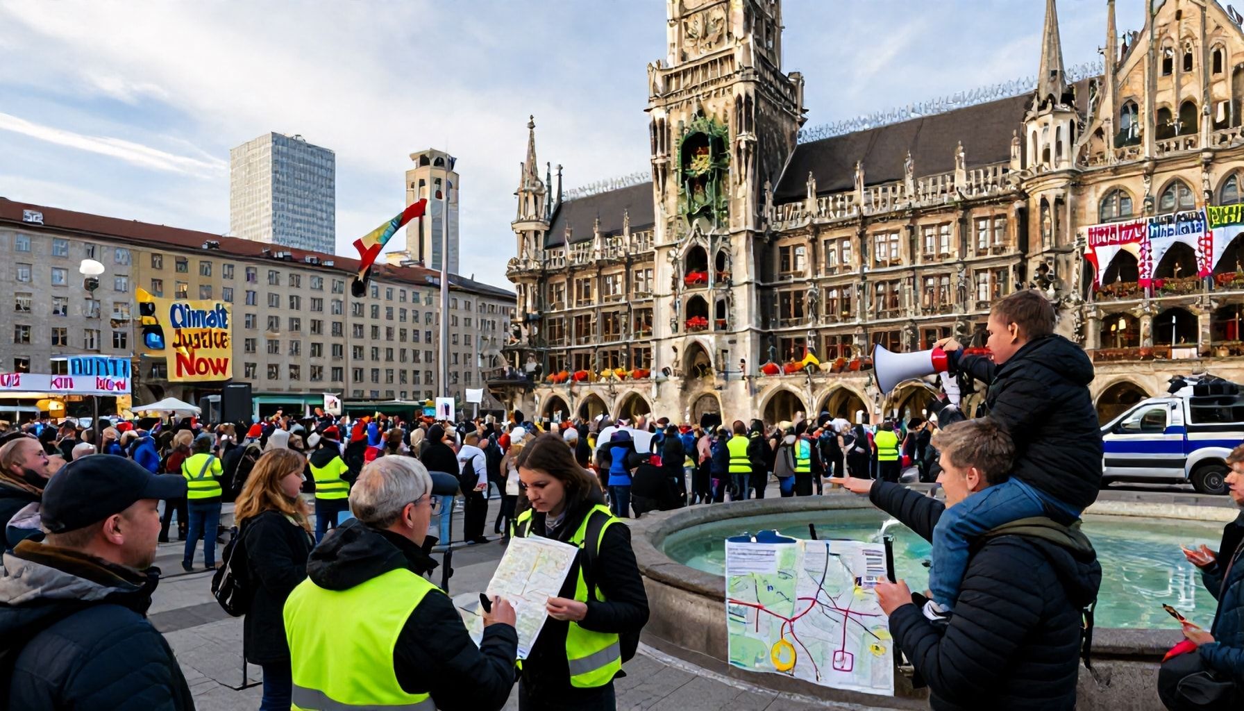 Startpunkt Marienplatz: Uhrzeit, Treffpunkte und erste Reden